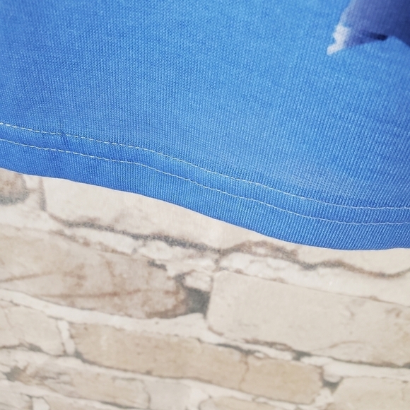 Justin Bieber Crew Neck Tee Baby Blue  Graphic Medium 10/12 Official - Picture 9 of 9